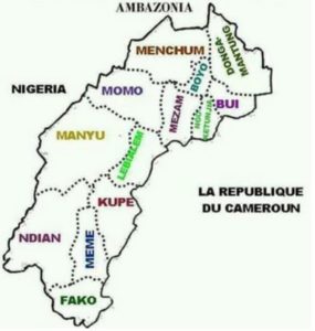 Map of Ambazonia
